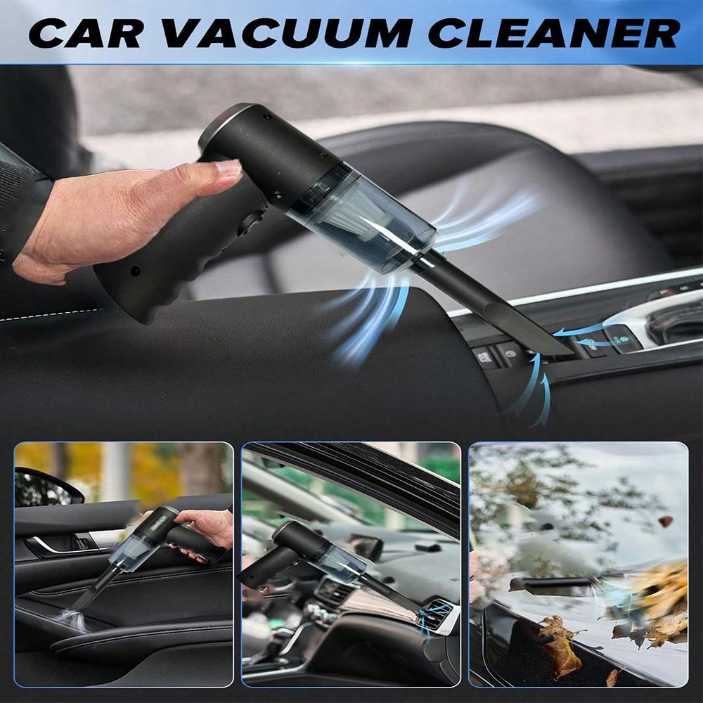 3-In-1 Wireless Handheld Vacuum Cleaner Rechargeable Household Mini Vacuum With 1800mAh Rechargeable Battery, Vacuum for Desk, Home and Office Dust Cleaning, Protable Vacuum Cleaner for Car, Sofa, Pet Hair, USB Rechargeable Vacuum