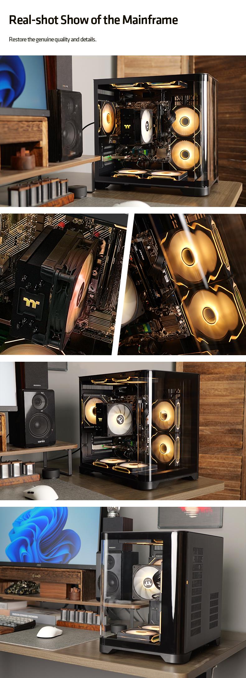 YEAH MAGIC Astral S1 Desktop PC AMD Ryzen 5 5600GT (6 core up to 4.6GHz) 16GB DDR4 3200MHz 1TB NVMe SSD 650W Gold PSU Windows 11 Home WIFI Gaming PC with 7 ARGB Fans,Gaming PC,Prebulit PC YEAH MAGIC Astral S1 Desktop PC AMD Ryzen 5 5600GT (6 core up to 4.6GHz) 16GB DDR4 3200MHz 1TB NVMe SSD 650W Gold PSU Windows 11 Home WIFI Gaming PC with 7 ARGB Fans,Gaming PC,Prebulit PC