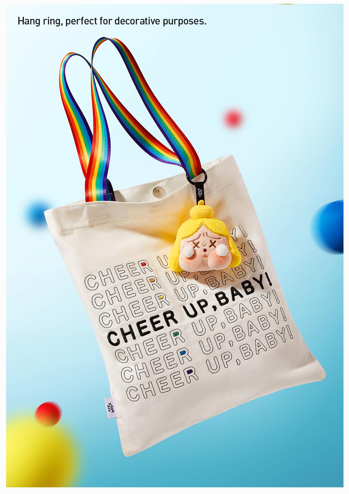 POP MART CRYBABY CHEER UP, BABY! SERIES-Plush Pendant Blind Box, Mystery Box