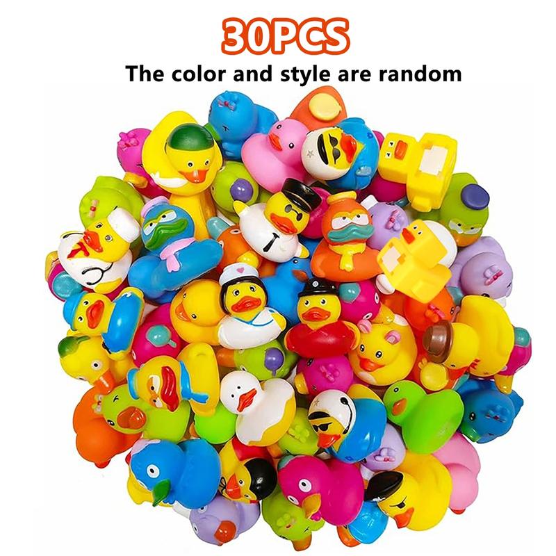 Mixed Duck Toys, Kids Pool Floats, Pool Floaters, Boy Girl Party Supplies, Mini Beach Toys, Birthday Gifts, Thanksgiving Christmas New Year Decorations