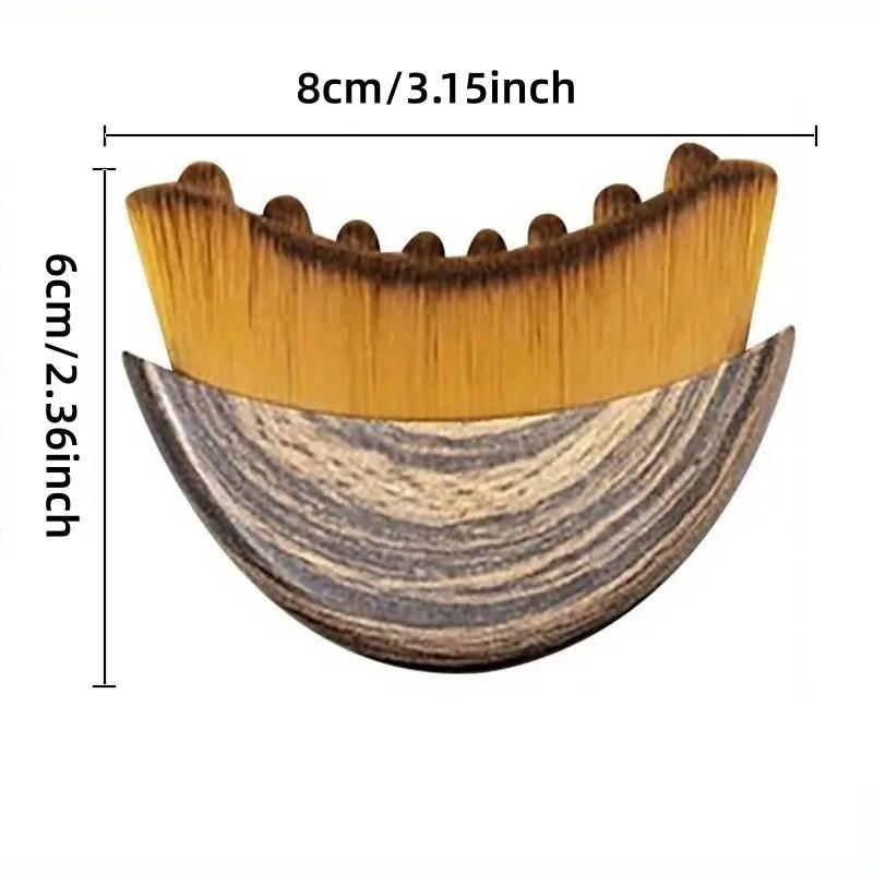 Contour Brush Face Massage Body Brush Facial Care Follows Face Curves Gentle Massage Soothes Skin Lifting Contour Also for Body Practical Home Care Tool