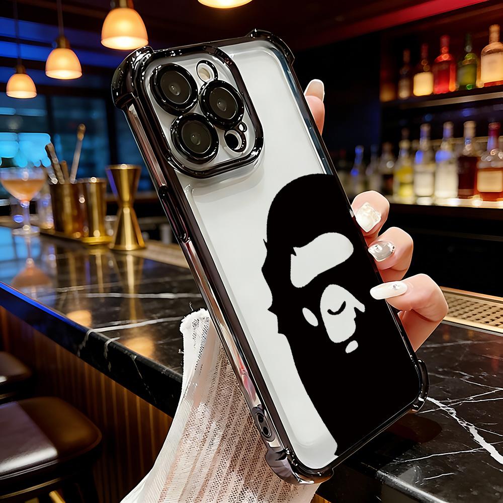 Ape Head Phone Case Suitable for iPhone 17 16e 16 15 14 13 12 11 Mini Pro Max Air X XR XSMAX 8 7 Plus Anti Fall Matte Back Cover