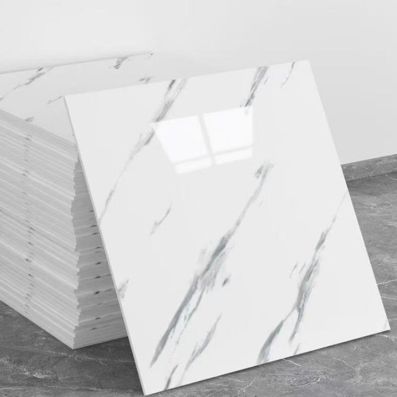 30cm X 30cm Marble Wall Sticker, Peel and Stick Tile Floor Decal, Easy Installation, Bathroom Kitchen Bedroom Living Room Home Decor Wallpaper