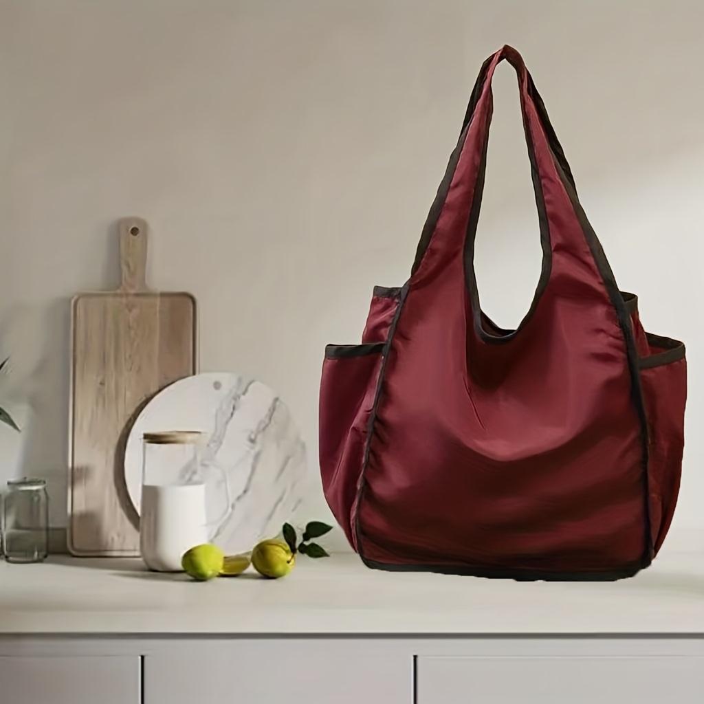 Foldable Shopping Tote Bag, Portable and Simple Multi-Color Large-Size Eco Bag, Grocery Shopping Bag, Special Bag, High-Capacity Bag