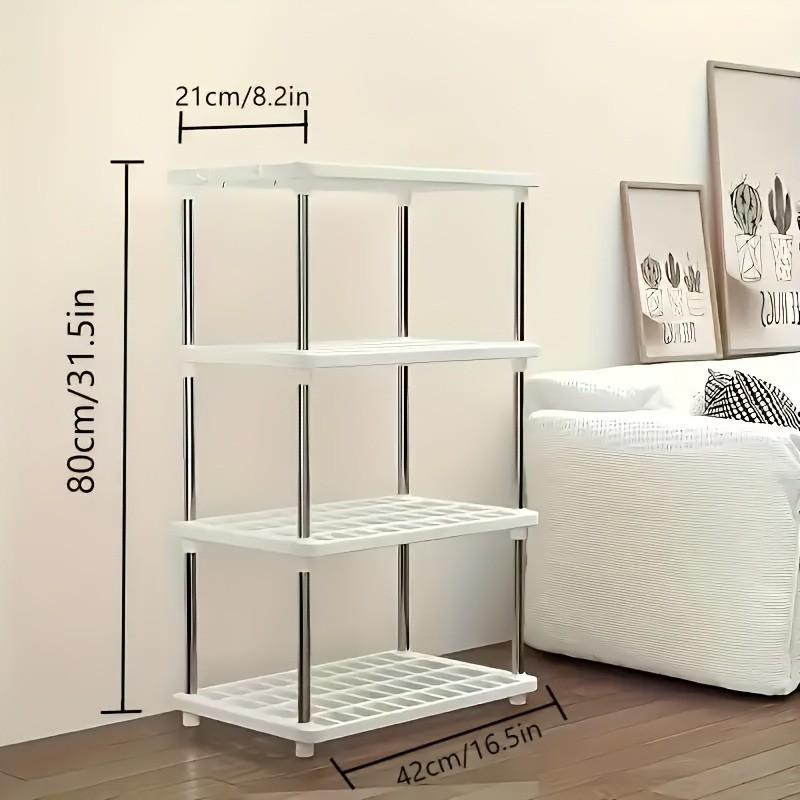 Kitchen Bathroom Standing Shelf, Multi-Functional Storage Rack, Space-Saving Organizer, Kitchen Utensil Holder, Home Organization