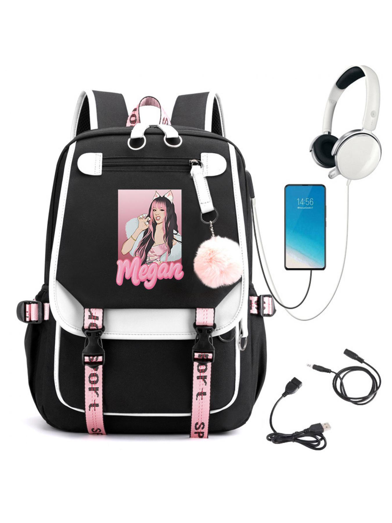 * New Pop School Backpack for Girls or Boys, Large Capacity Lightweight … Katseye Merch Backpack Campus Bag Lightweight New Semester  main image 3