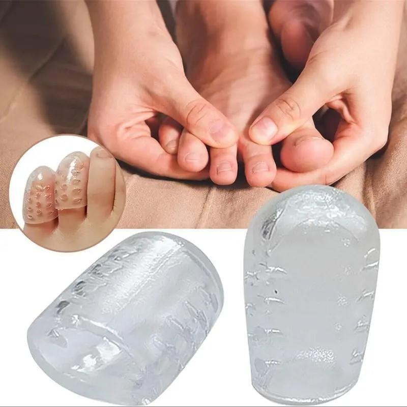 30 Pairs Silicone Transparent Toe Covers, Anti-Irritation Breathable Foot Protection, Water Blister Prevention, Unisex Foot Care Tool