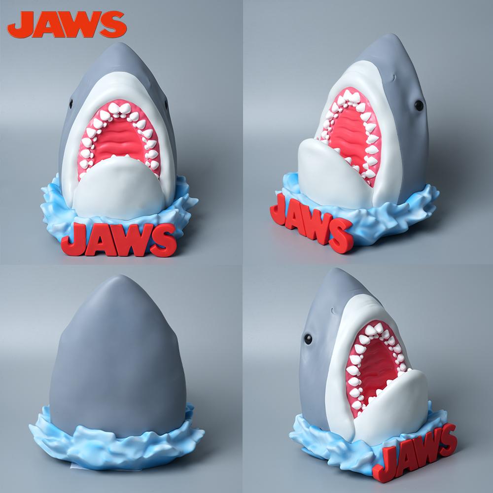 L-1PC JAWS Movie Shark Money Bank Officially Licensed PVC Coin Bank Limited Edition Horror Film Collectible Desktop Display Ornament Classic Movie Memorabilia Fun Home Decor MN-76249 L-1PC JAWS Movie Shark Money Bank Officially Licensed PVC Coin Bank Limited Edition Horror Film Collectible Desktop Display Ornament Classic Movie Memorabilia Fun Home Decor MN-76249