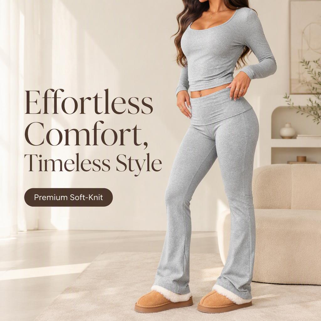 Women'S Flare Leggings High Waisted Tummy Control Yoga Pants Black Bootcut Wide Leg Leggings Workout Pants