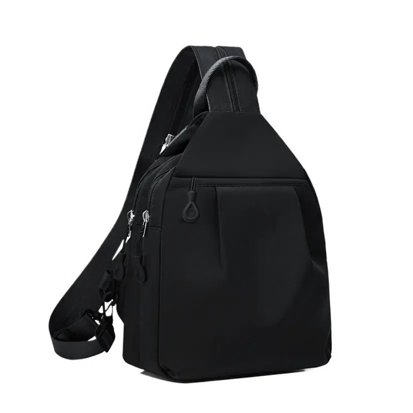Mini Women’s Sling Chest Backpack, New Stylish Nylon Daypack, Simple Versatile Casual Small Rucksack  Daily Commute Outdoor Walking Shopping Travel And School Use  Ladies