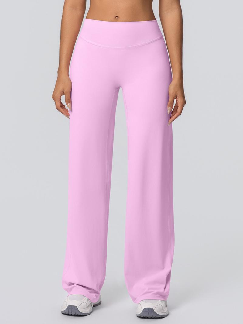 Double-Sided Fleece High-Waisted Loose Breathable Yoga Pants, Wide-Leg Running Fitness Sweatpants, Comfortable Jogger Leggings, Breathable Activewear Bottoms