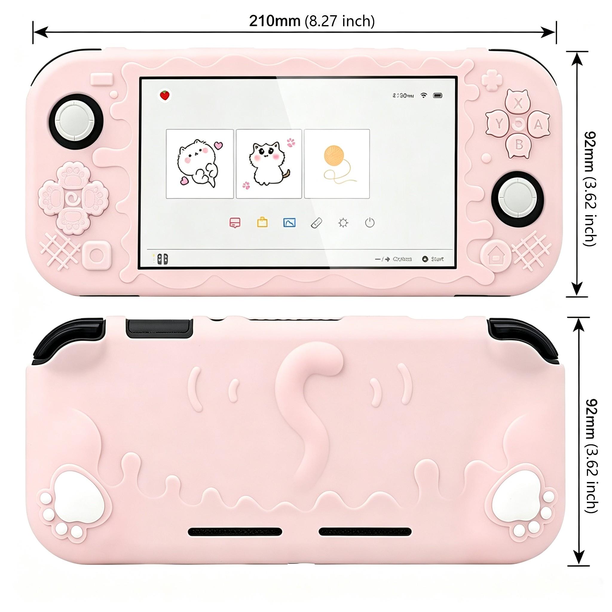 Switch Lite Protective Case, Soft Silicone Shell, Anti-Scratch Cover, Durable Protection for Nintendo Switch Lite, Essential Accessory