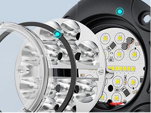 Nilight Flush Mount LED Light Pods 2PCS 5 Inch 36W Upgraded Spot Flood Combo Beam Round Driving Light Fog light LED Work Light Backup Light Bumper lights for Offroad 4x4 Truck SUV Car Accessories Autos dealsforyoudays Vehicle