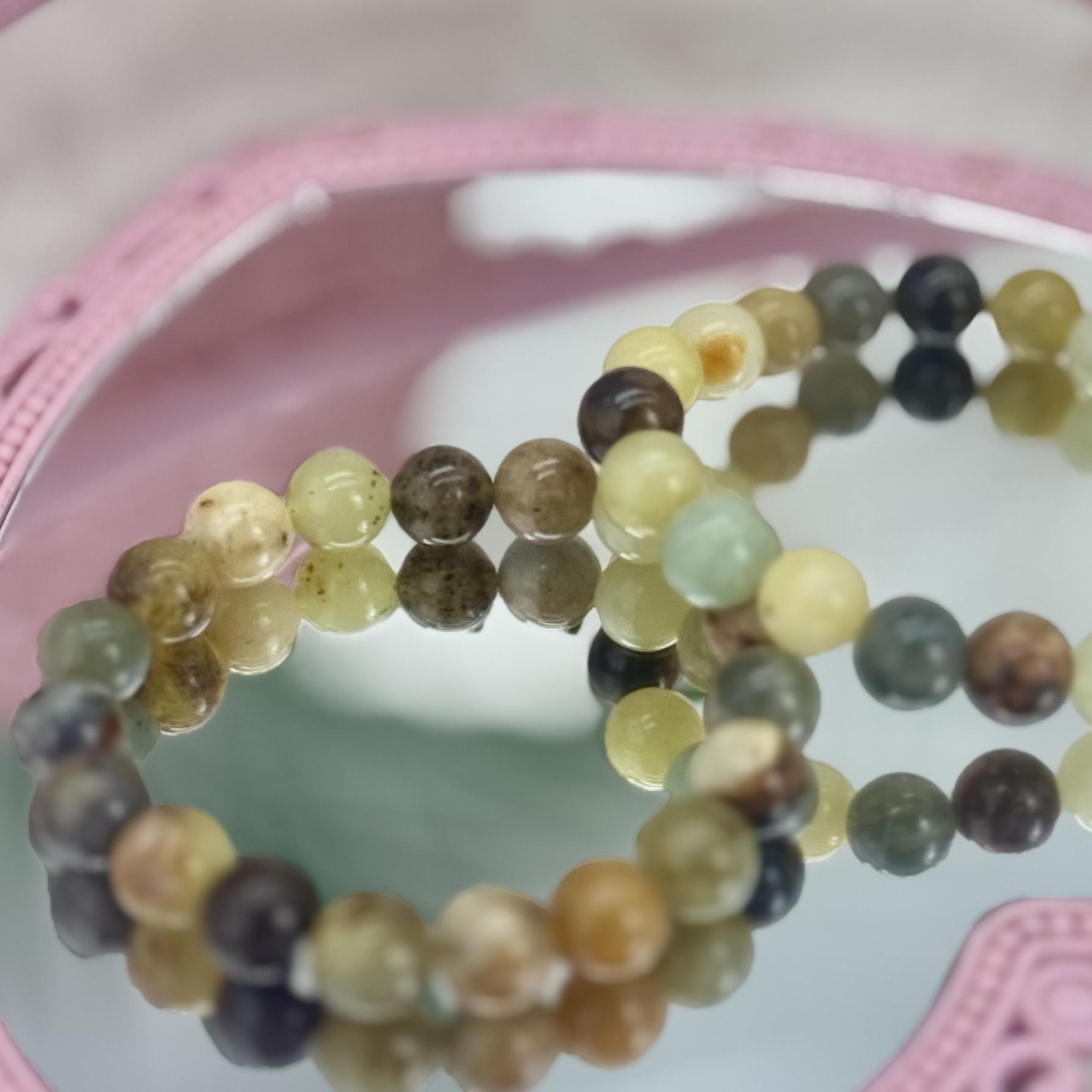 Jade Bracelets Autumn Color Beads Design For Women