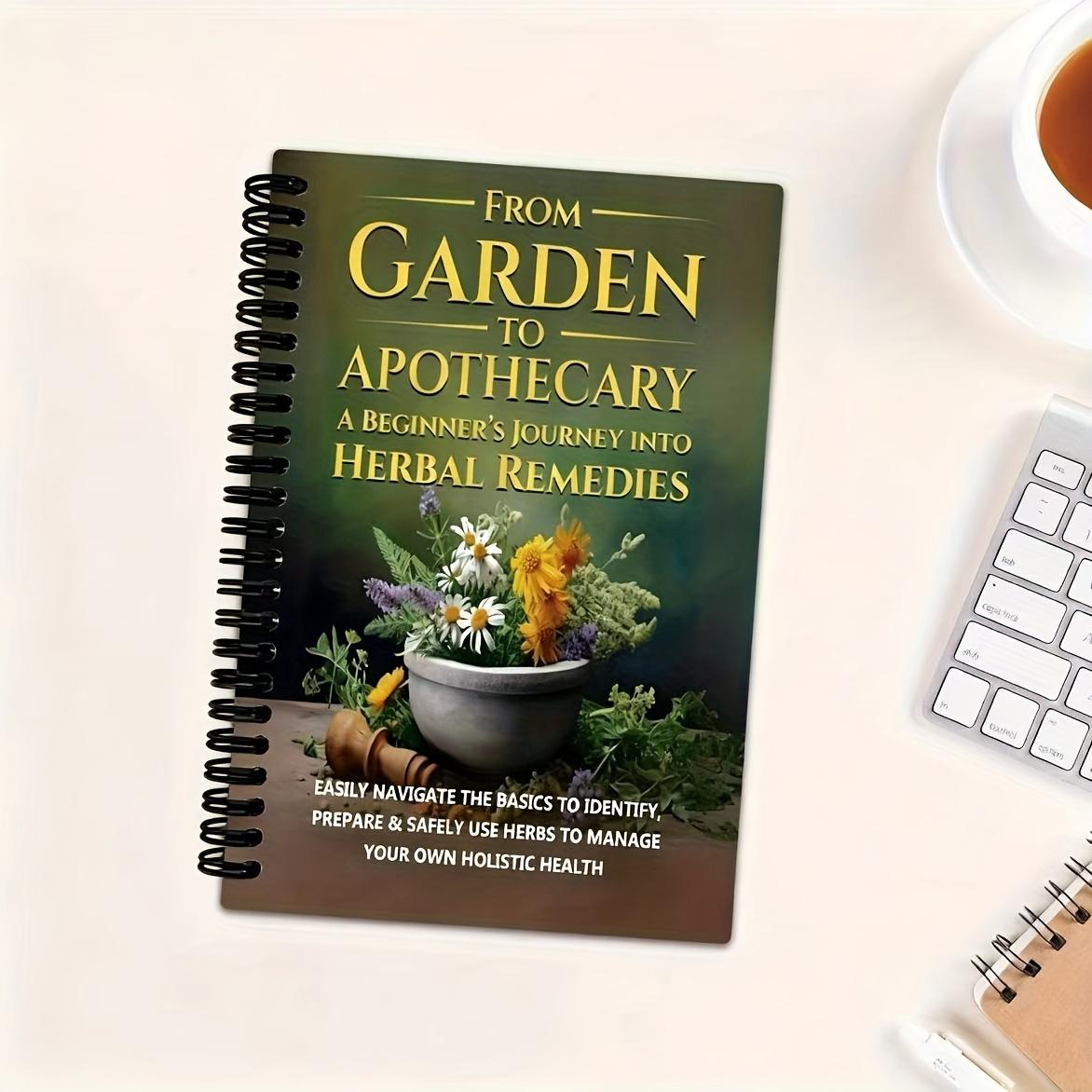 Herbal Formula Notebook - 100 Herbal Recipes, Including Detailed Uses and Properties, 5x8, 3 inches, Perfect for Family Members, Herbal Formula Book, Herbal Formula Guide, Spiral Bound Book, Durable Spiral Binding