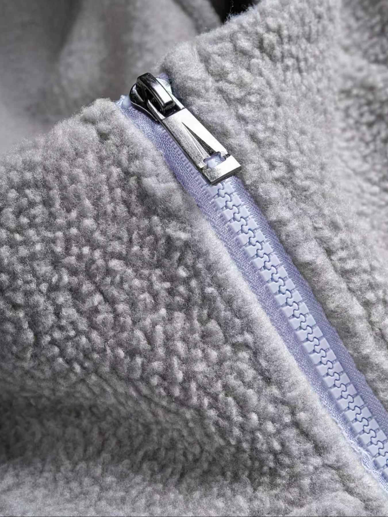 Men's Contrast Color Patchwork Zip Hoodie Jacket, Fall/winter Zipper Short Men's Hooded Sweatshirt, Shark Style Hooded Outerwear