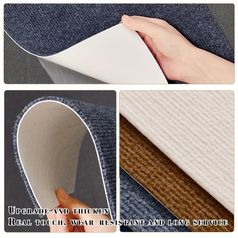 1 Roll 5mm Thick Self-Adhesive Foam Floor Mat, Reusable Non-Slip Kitchen Rug & Cat Scratcher Pad, 118.11"x15.75"