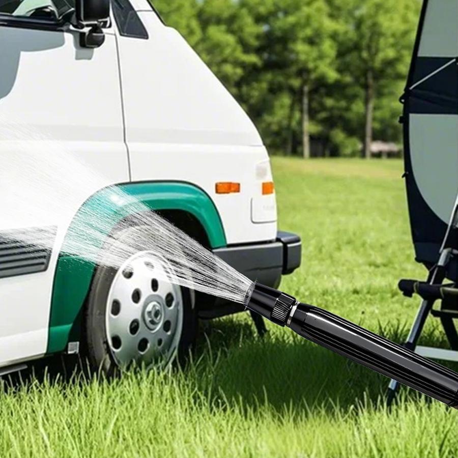 Adjustable Range Hose Nozzle, Multi-Purpose Water Sprayer, High Pressure Car Wash Spray Gun, Garden Hose, Water Booster Nozzle