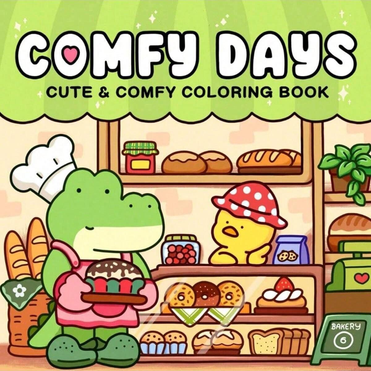 Cartoon Pattern Coloring Book, Coloring Gift Book, 4/8 Counts/set Stress Relief Fun Coloring Book, Kill Time Graffiti Painting Drawing Art Book, Art Supplies for Adults & Teens,Back-to-school and holiday gifts