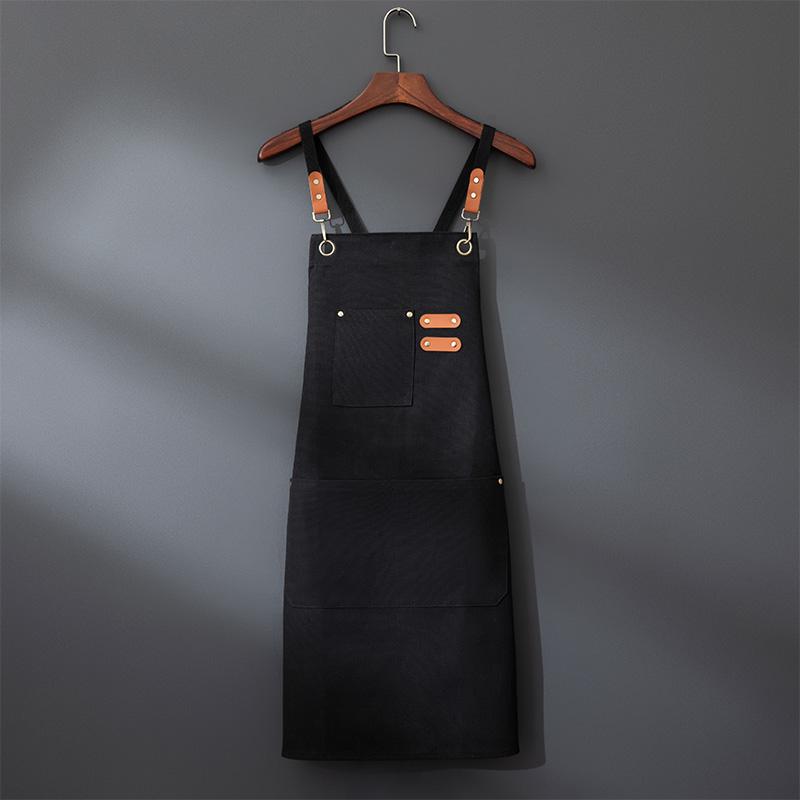 Adjustable Canvas Apron for Kitchen, Restaurant, Coffee Shop, Garden, Garage, Unisex Design, Durable Material, Perfect for Workwear