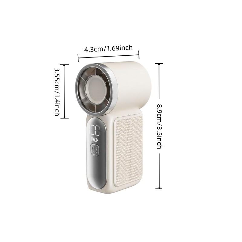 High-Speed Mini Handheld Fan, USB Rechargeable, Long Battery Life, Portable Cooling Device, Ideal for Outdoor Activities