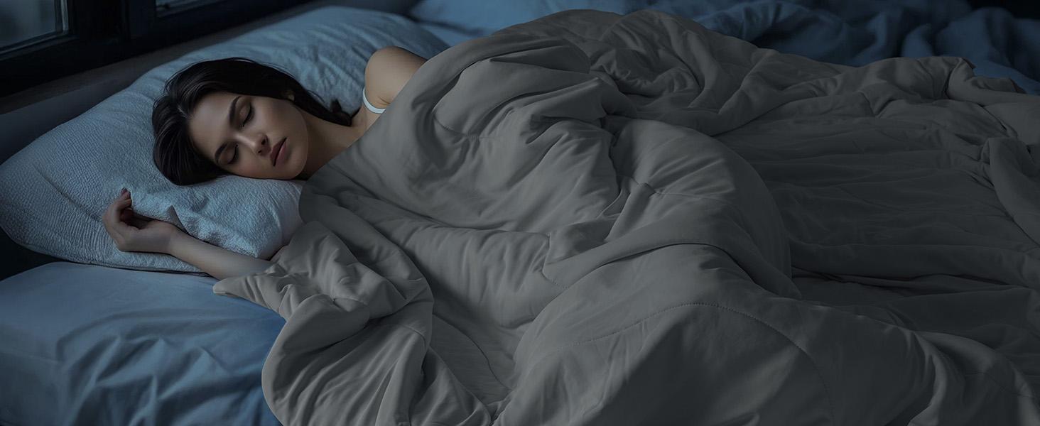 PHF Soft Cooling Blanket for Hot Sleepers and Night Sweats, Summer Cozy Breathable Blanket, Q-MAX>0.45 Absorb Body Heat & Dual-Sided Cool Design, Ideal Gift