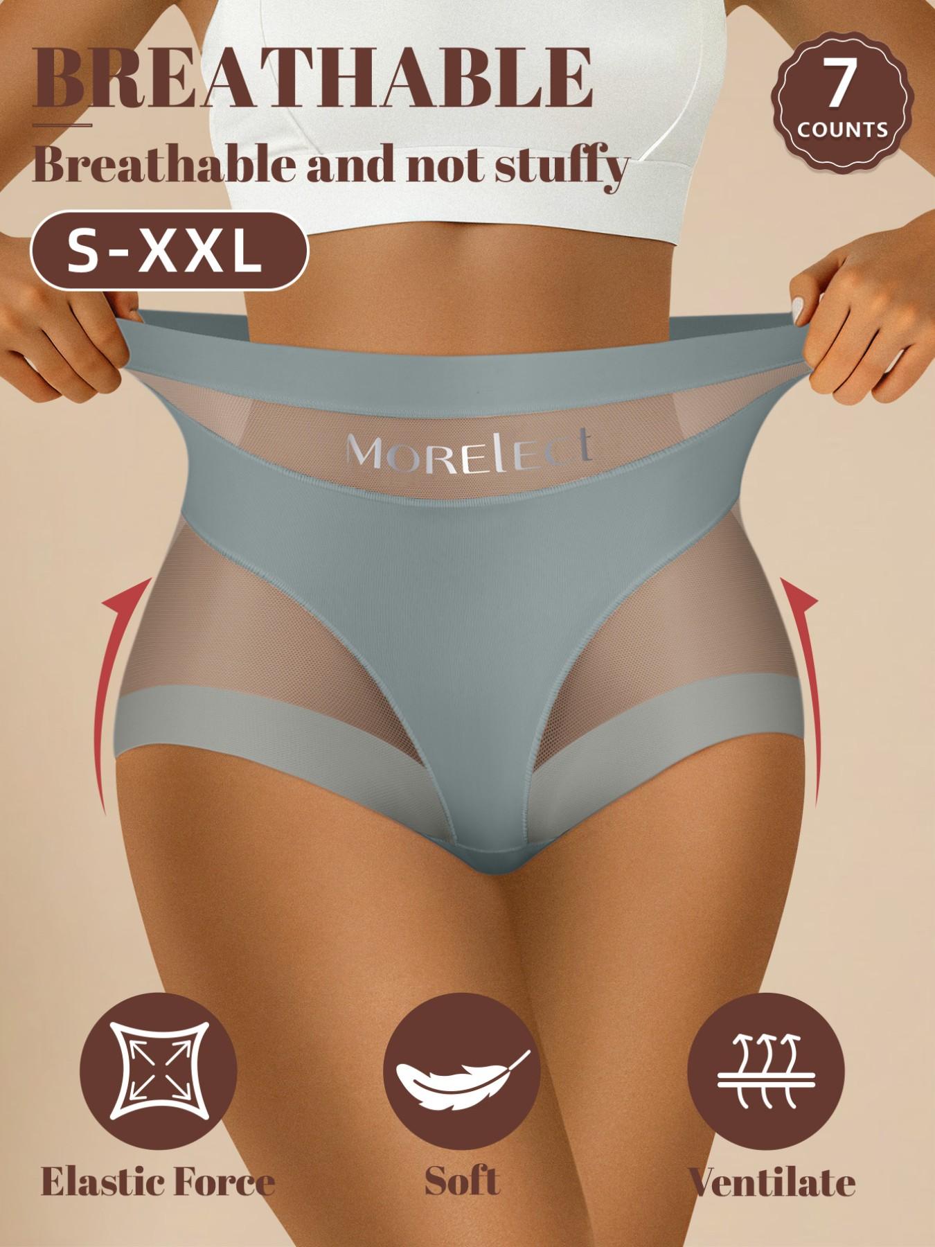 Women's High-Waisted Underwear Set, Soft Breathable Fabric, Comfort Fit Design, Ideal for Daily Wear, Sizes S-Xxl Available, High Waisted Briefs