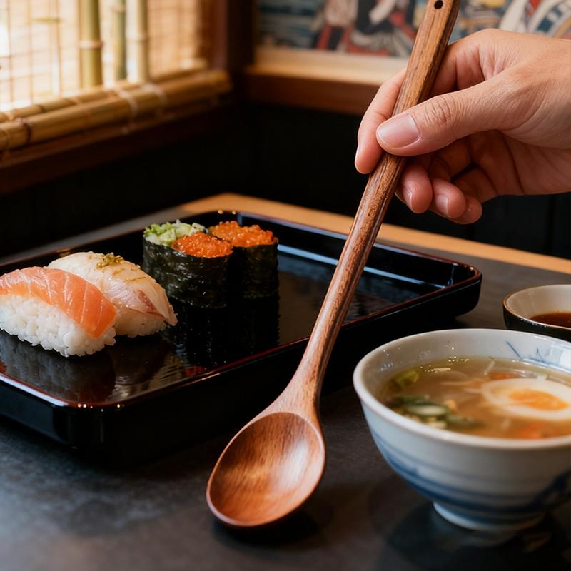 4/6 Piece Long Wooden Cooking Spoons, Durable Stirring Tools, Dishwasher Safe, Ideal for All Pots, Home & Professional Kitchen, Kitchen Utensils Set