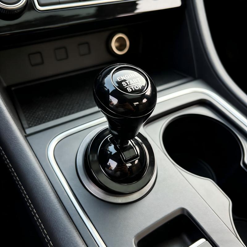 Universal One-Key Start Rod, Car Push Starter Easter Creative Button Cover Joystick, Cool Engine Ignition Car Interior Accessory