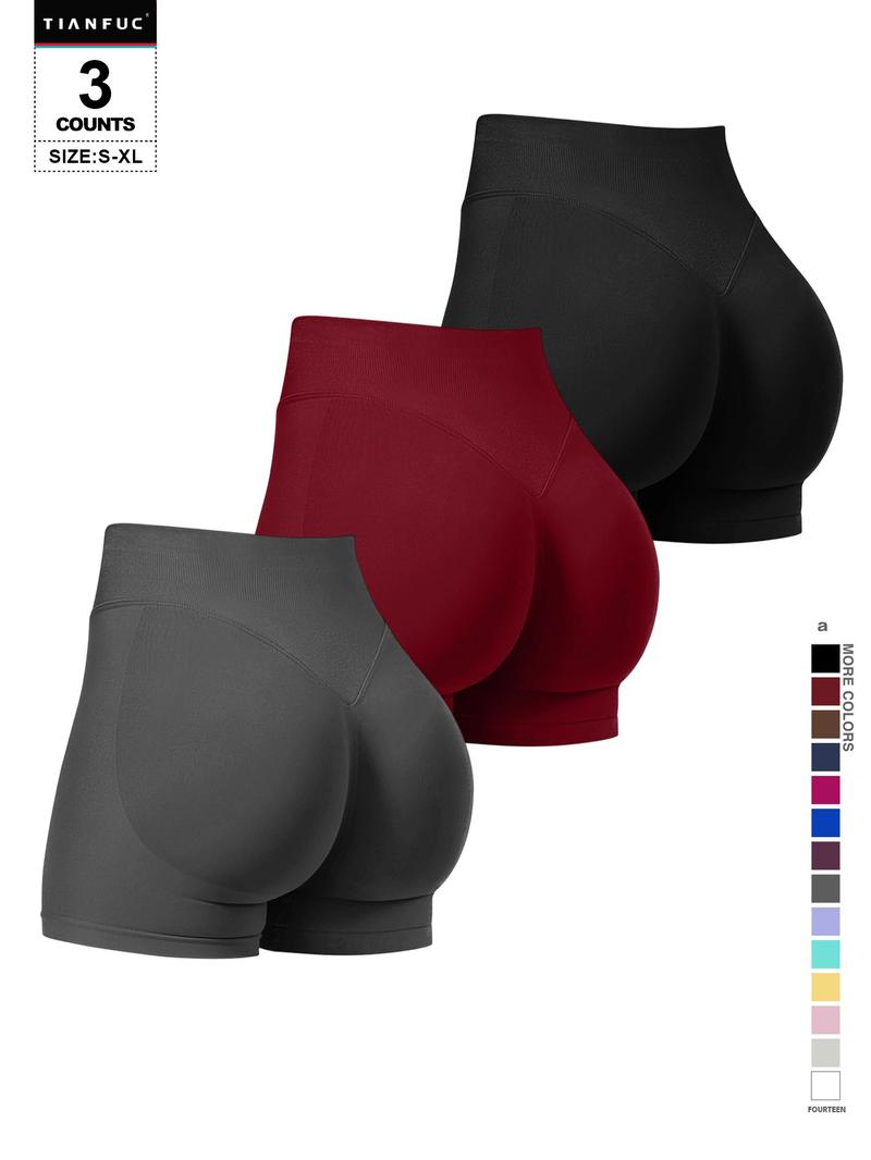 Women's Seamless Butt Lifting Sports Shorts For Gym Workout