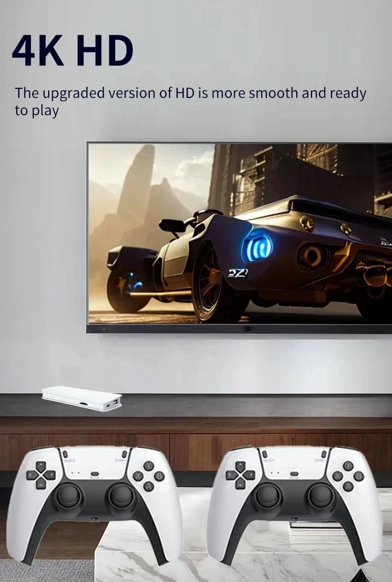 M15 Plus Retro Game Console Stick with 20,000+ Classic Games, Controller Included, Upgraded Gaming Experience for Nostalgic Gamers