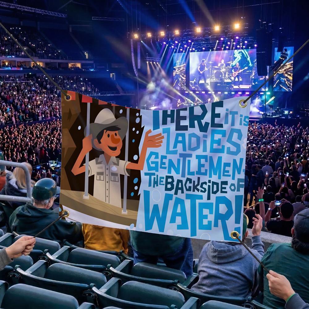 J-Jungle Cruise MOVIE Flags Multi Size Atmosphere Flag, Cheerleading Hand Pulled Banner, Portable Outdoor Event Flag & Wall Decor for Sports, Parties, Home and Room Decoration