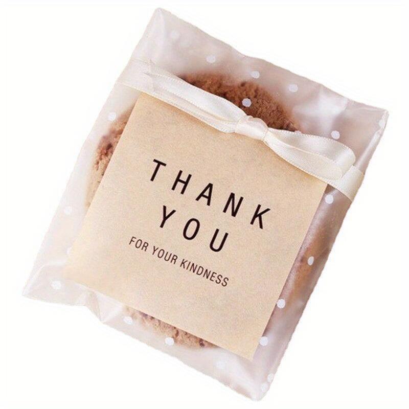 100pcs, Self-Closing Dot Frosted Packaging Bags, Biscuit Bags, Candy Bags, Holiday Gift Packaging, Baking Supplies, Fashionable Style Gift Bags