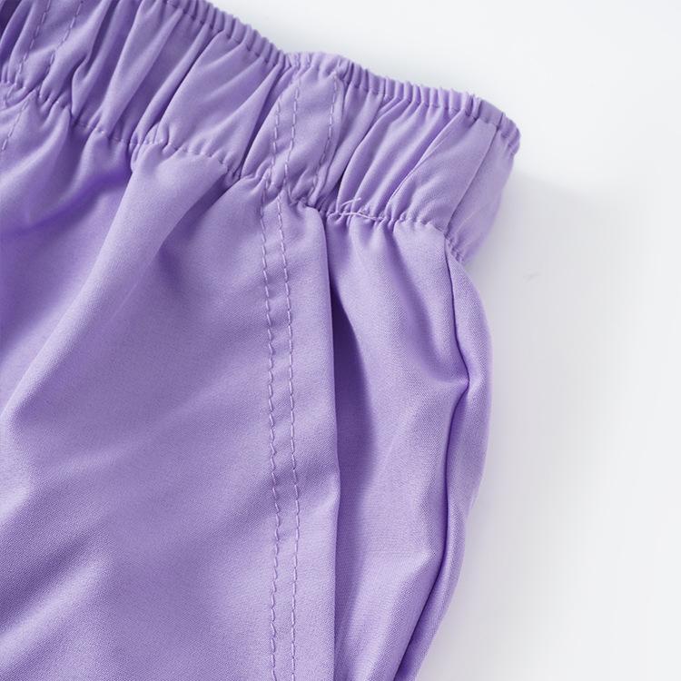 New Arrival 2-Piece Medical Scrubs Workwear Set - Short Sleeve Top, Straight Leg Pants, Durable for Nurses, Hospital Operating Room, Daily Training (Scrubs Sets for Women Compatible), Clothes