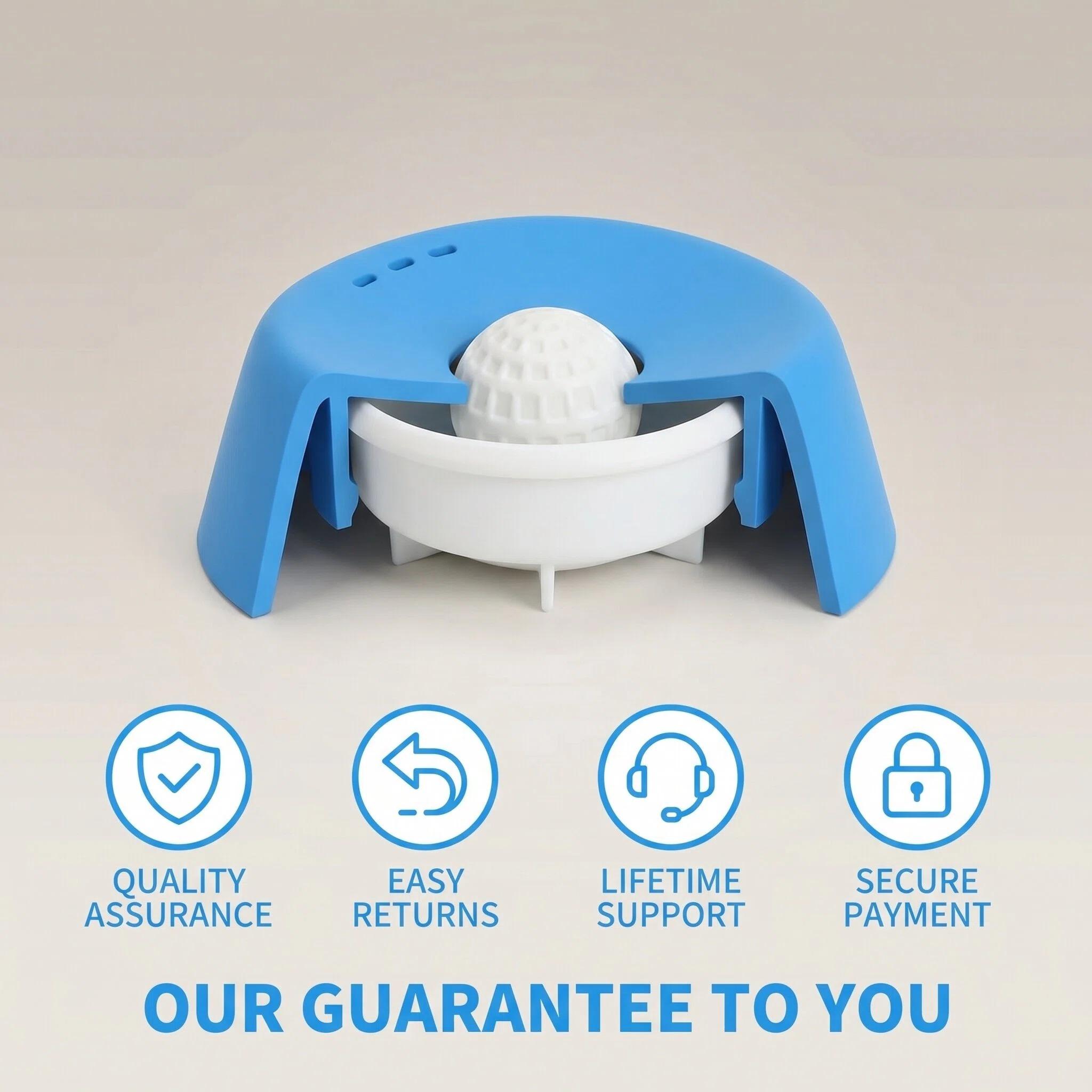 Anti-Gulping Dog Slow Feeder Bowl - Lick Mat Alternative with Movable Ball, Durable TPR Pet Treat Dispenser for Stress Relief, Easy to Clean Dishwasher Safe Dog Feeding Toy