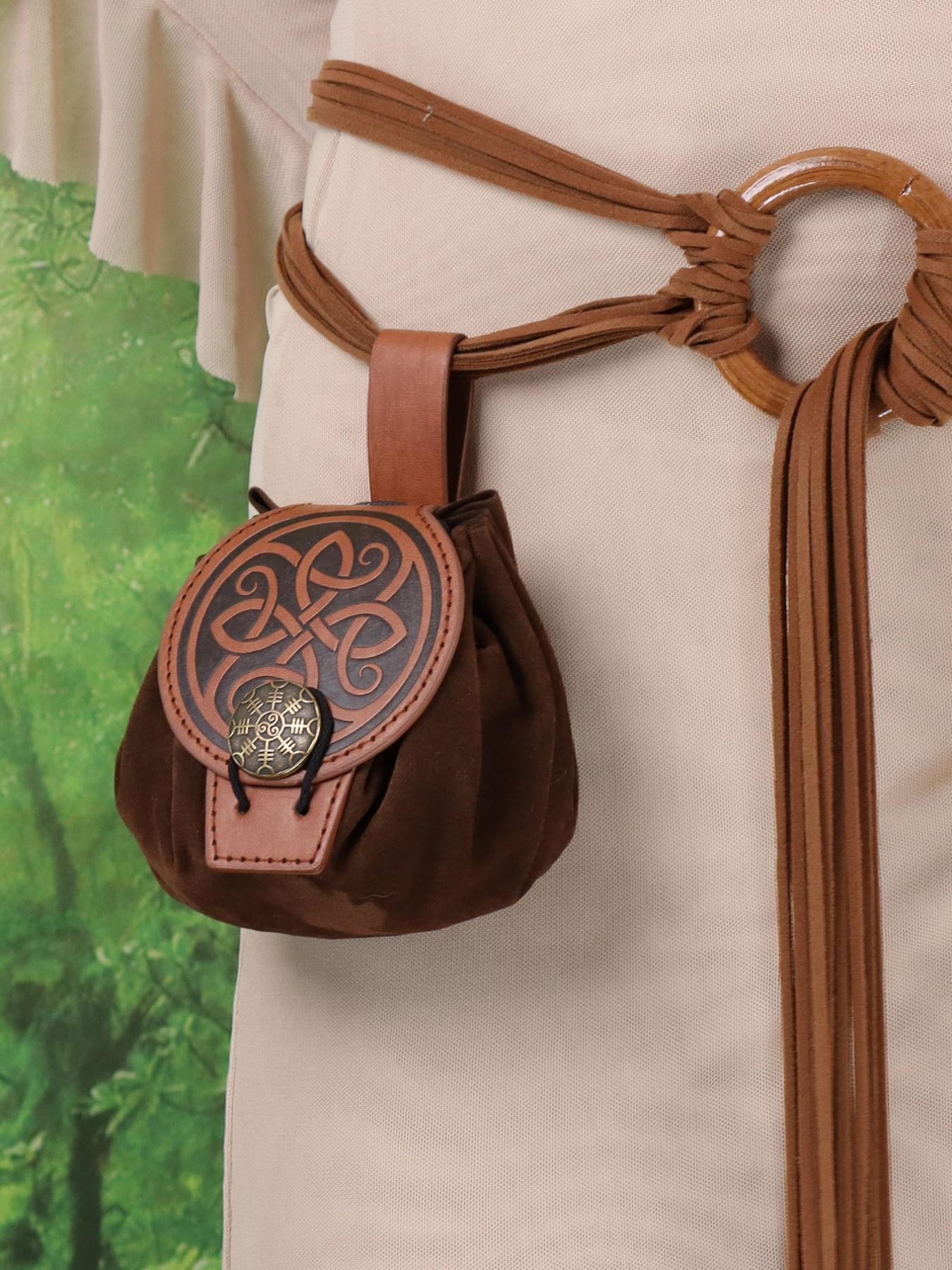 1PC Medieval Renaissance Belt Bag, Viking Retro Fanny Pack 