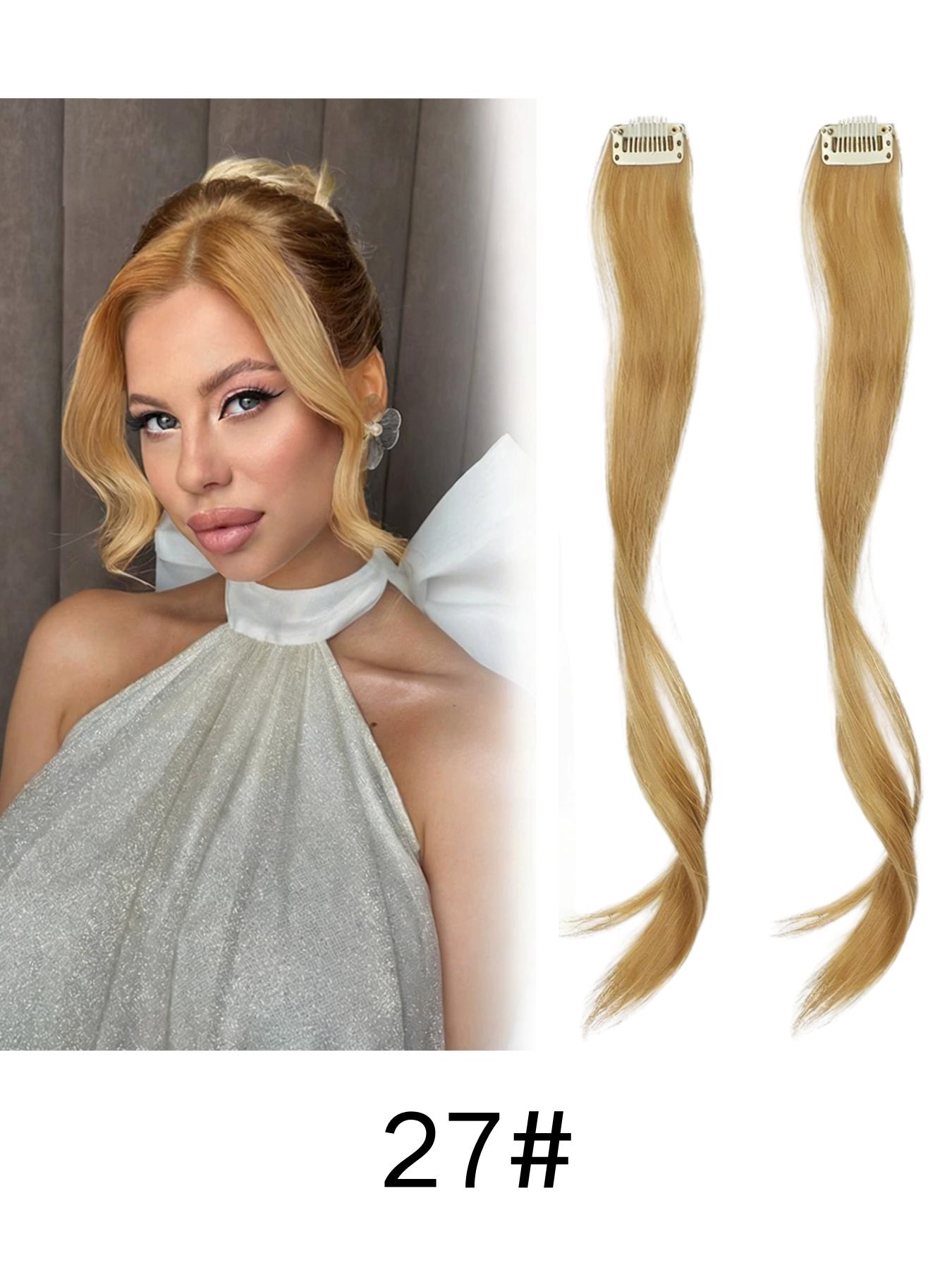 Dragon Whisker Bangs Synthetic Hair Clip, Slight Curl, Natural Face Shape, Suitable for Women, Daily Wear, Short Wigs, All Seasons