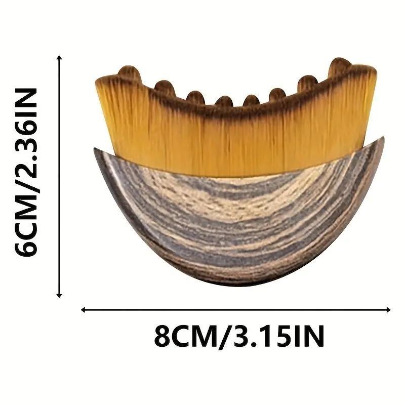 Lymphatic Contour Face Brush for Jawline & Chin Sculpting – Dry Brushing Massager for Lymphatic Drainage & Facial Fatigue Relief,  Ergonomically Designed to Fit The Skin Precisely  (1PCS)