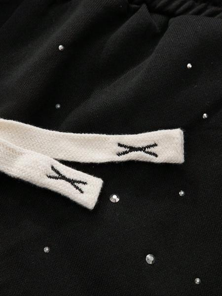 Men's Letter Print College Style Drawstring Waist Pocket Wide Leg Casual Sports Pants, Loose Fit, All Seasons, Moderate Fabric Thickness, Casual Streetwear Trousers