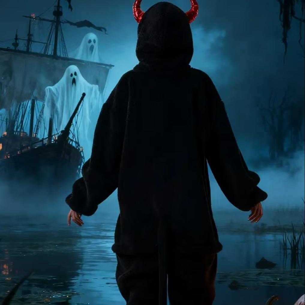 Halloween Costume Hoodie, Unisex Casual Pullover, Available in M/l/xl Sizes, Perfect for Halloween Parties & Daily Wear