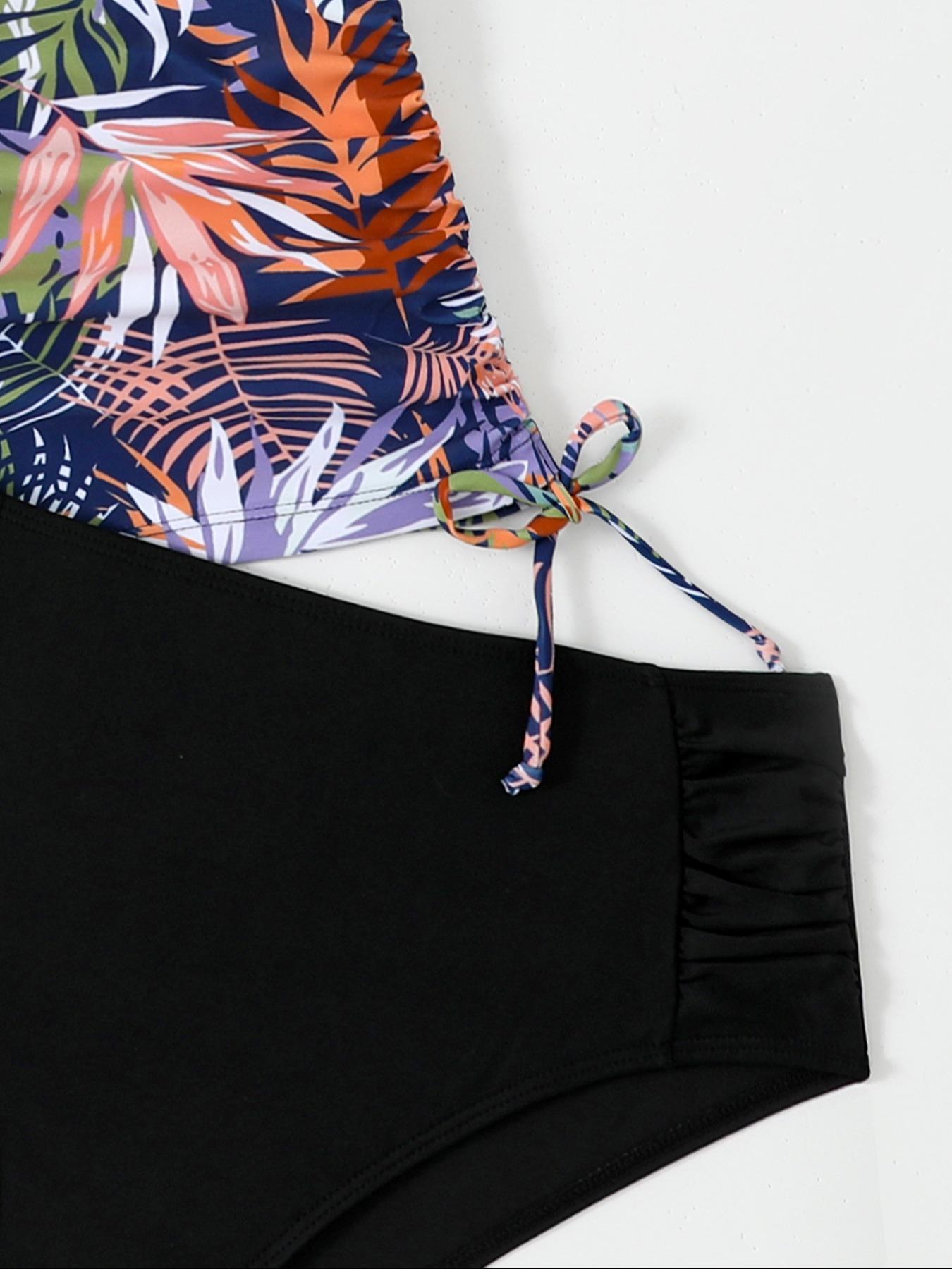 Women's Conservative Two-Piece Short Sleeve Swimsuit, Stylish Swimwear for Women, Modest Swimming Wear, Perfect for Beach & Pool Use