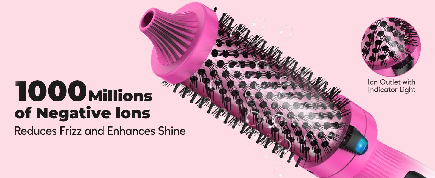 Farery Hot Brush, Digital Display 9 Temps Thermal Brush, Dual Voltage, Comfort