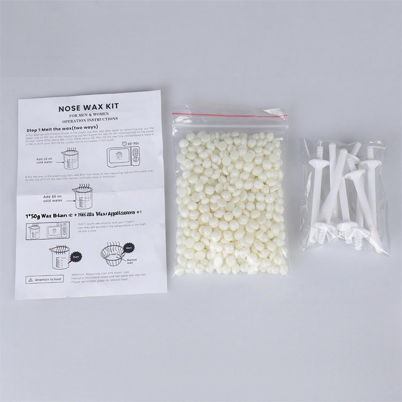 Men Women Nose Hair Wax Kit, Includes Eyebrow Wax, Nose Hair Stick, Depilatory Wax, Complete Accessories, Daily Nose Hair Care Men Women Nose Hair Wax Kit, Includes Eyebrow Wax, Nose Hair Stick, Depilatory Wax, Complete Accessories, Daily Nose Hair Care