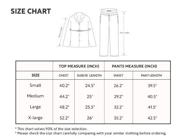 David Archy Couple Cotton Sleepwear Button-Down Pajamas Set for Gifts - Matching Comfort Loungewear with Pockets & Front Fly