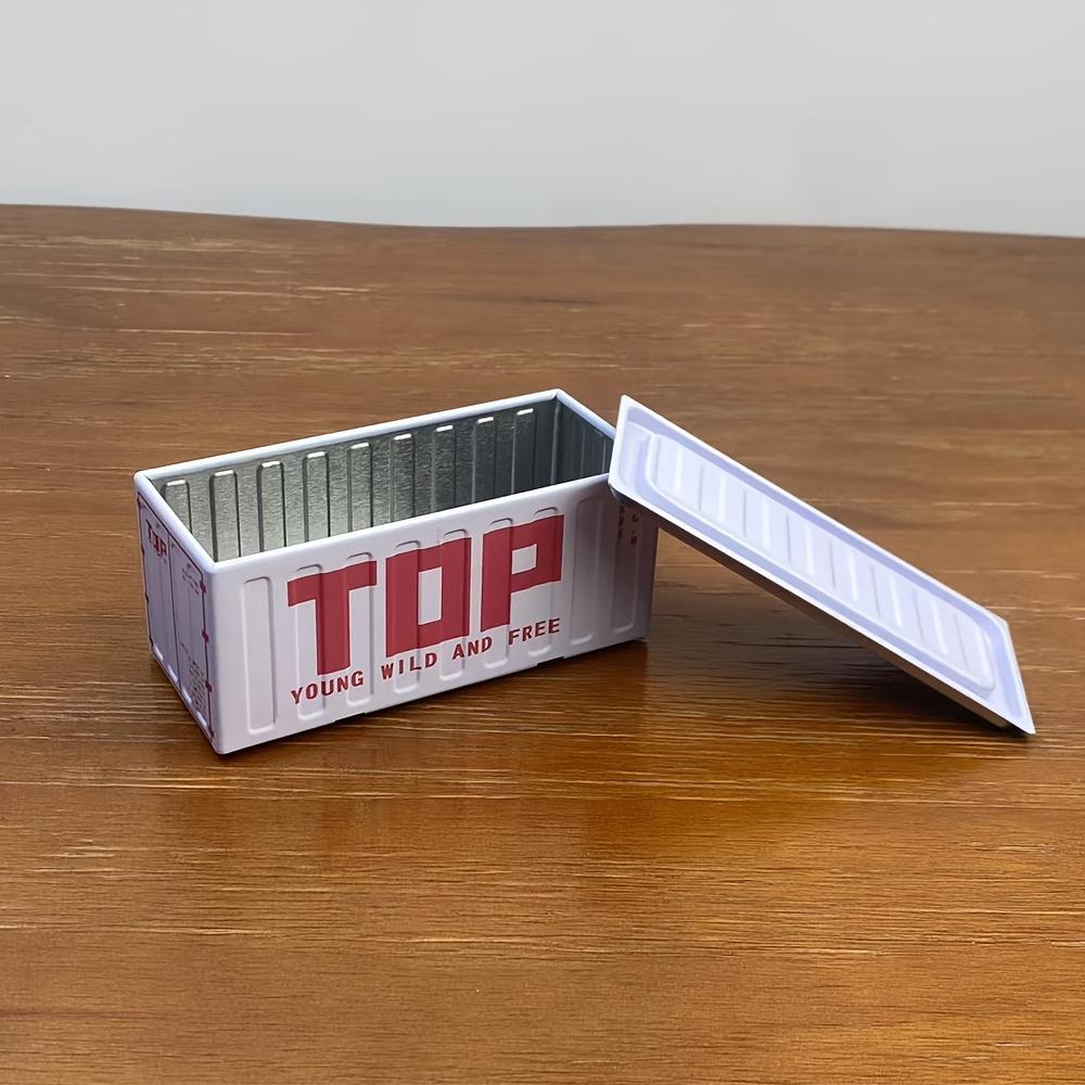 Retro Mini Industrial Style Stackable Storage Box Small Multifunctional Tin Storage Box Creative Home Jewelry Jewelry Box Organiser