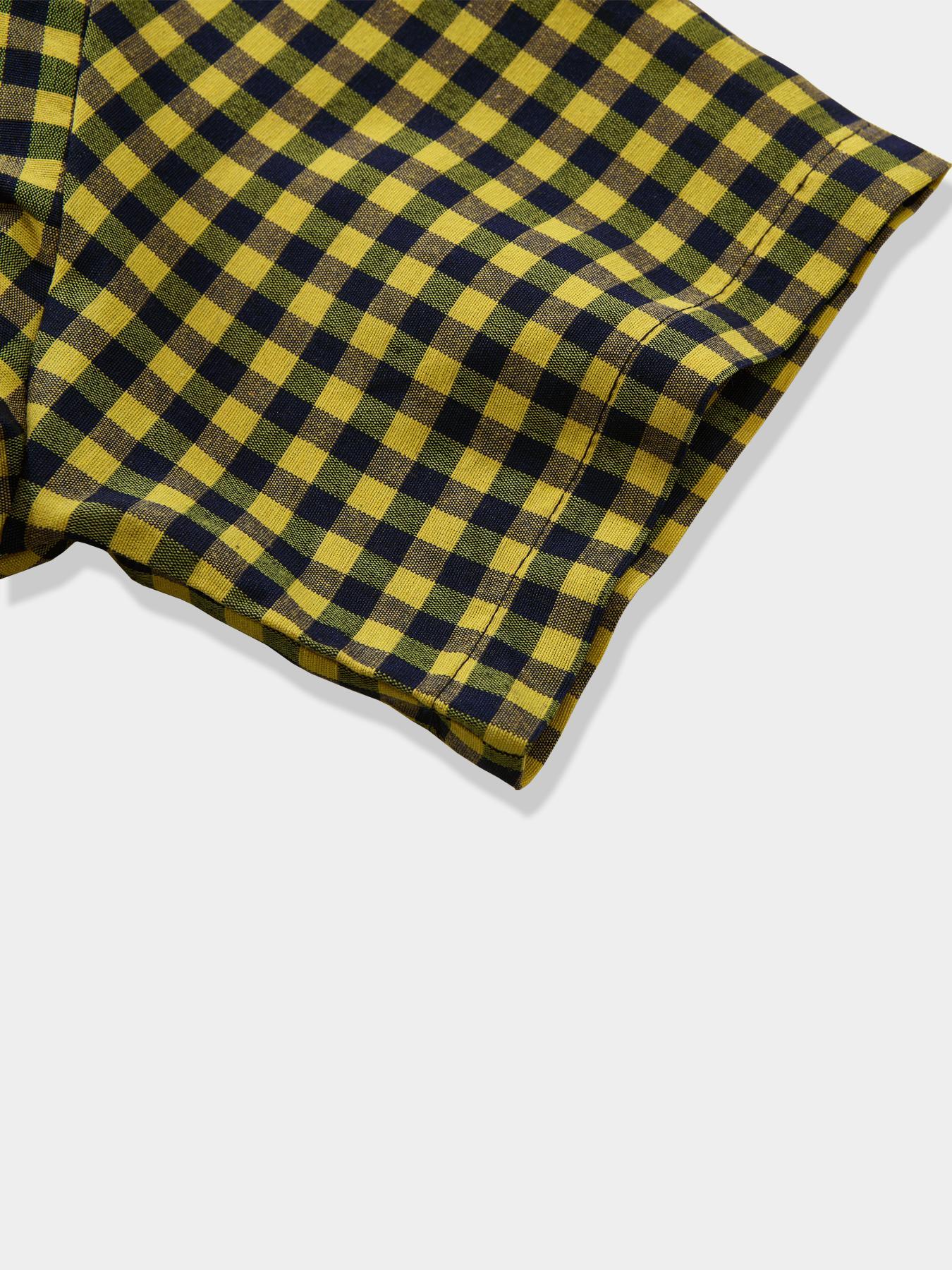 Men's Regular Fit Plaid Checkered Print Short Sleeve Shirt, Casual Street Comfy Top for Summer, Fashion Men's Clothes for Daily Wear