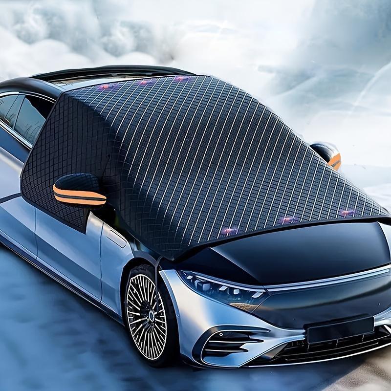 Car windshield sunshade panel, portable car sunshade, easy to install with reflective strips, strong sun protection, lightweight and durable, suitable for sedans/SUVs, car windshield sunshade covers, Car Sunshades For Windshield