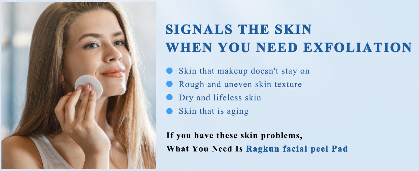 Exfoliating Pads - Glycolic Acid 20% Resurfacing Pads for Face with Vitamins B5, C & E - Face Pads with Salicylic Acid, Exfoliating Peel Pads for Face with Deep Cleaning Effect - 60 Pads