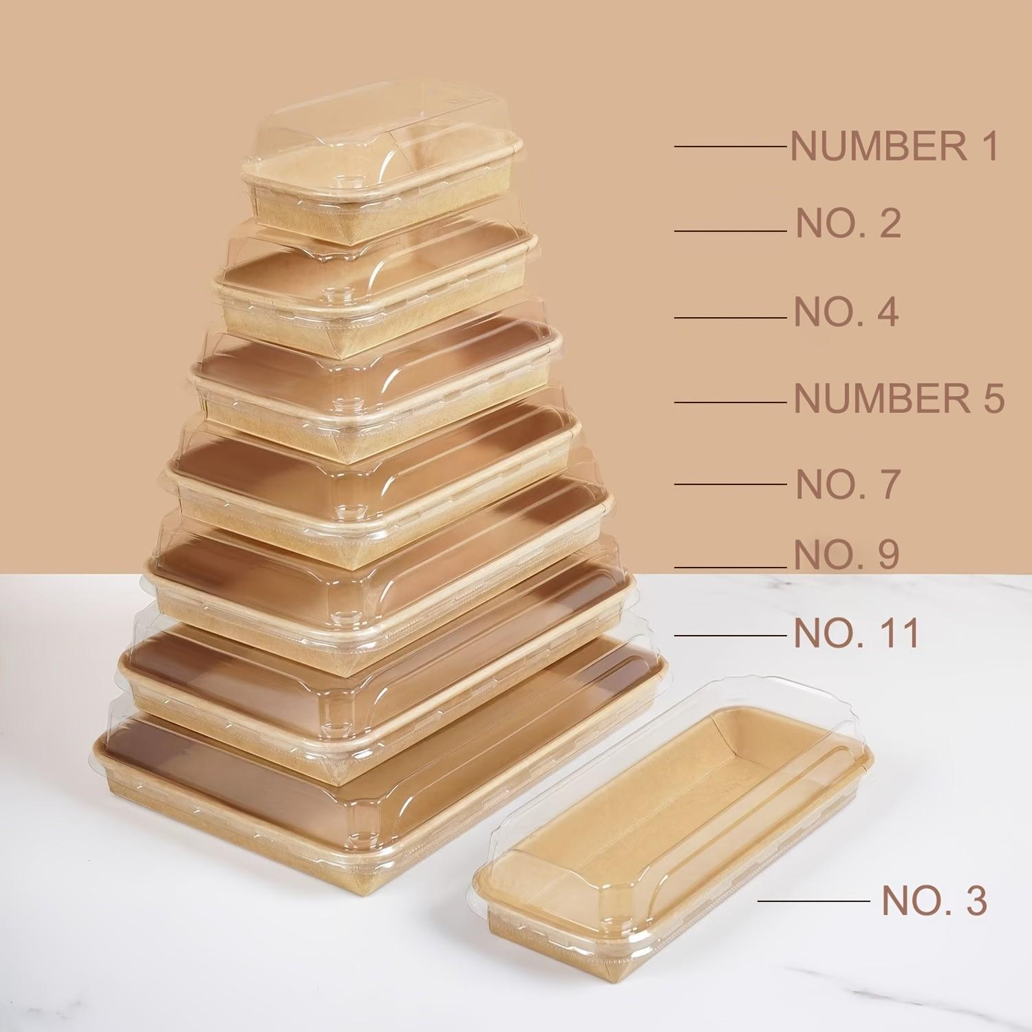 10 Reusable Food Storage Containers with Transparent Lids, Durable Design for Sandwiches, Sushi, Snacks & More, Perfect for Home & Office Use