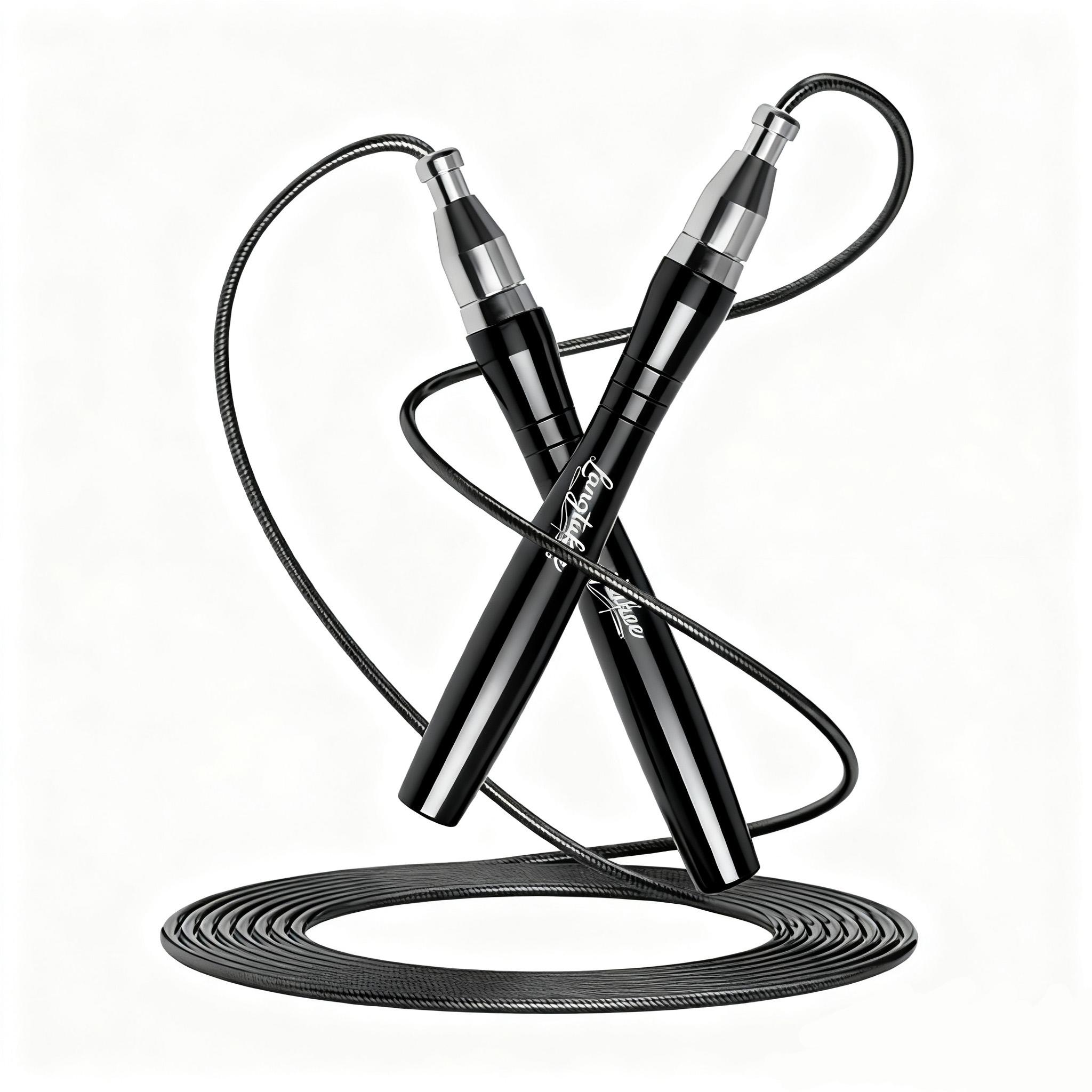 Speed Jump Rope with Ball Bearings – Tangle-Free Design, Adjustable Steel Cable, Non-Slip Lightweight Handles | Home Gym Fitness Equipment, Exercise Essential & Thoughtful Easter Gift